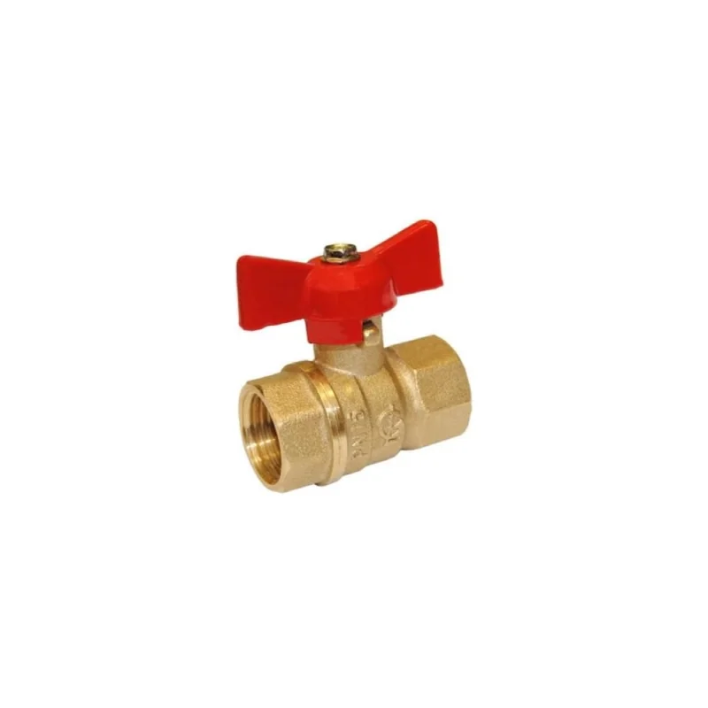 Кран шаровой ГАЛЛОП 3/4'' вн/вн бабочка 11б27п1 Стандарт 230 PN 40 532609