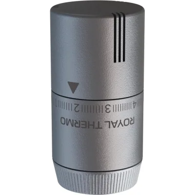 Термоголовка жидкостная ROYAL THERMO Design М30x1,5 (серебристый) НС-1697874