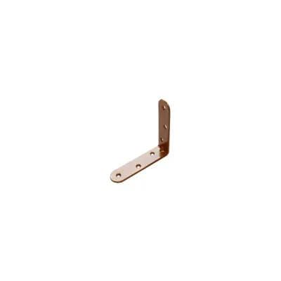 Уголок мебельный DOMART 80х80х20 (5 компл. по 2 шт.) коричневый металлик 4607111624970
