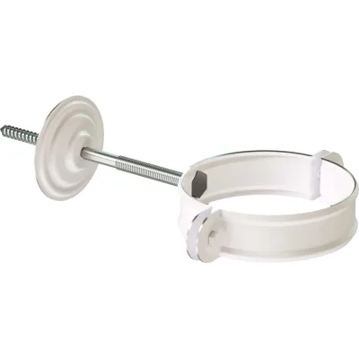 Хомут трубы DOCKE STAL PREMIUM D90(Пломбир 9010) PVHT-1044