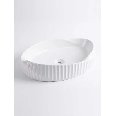 Раковина Gid 888s накладная, белая, 60x38.5x13.5 51223