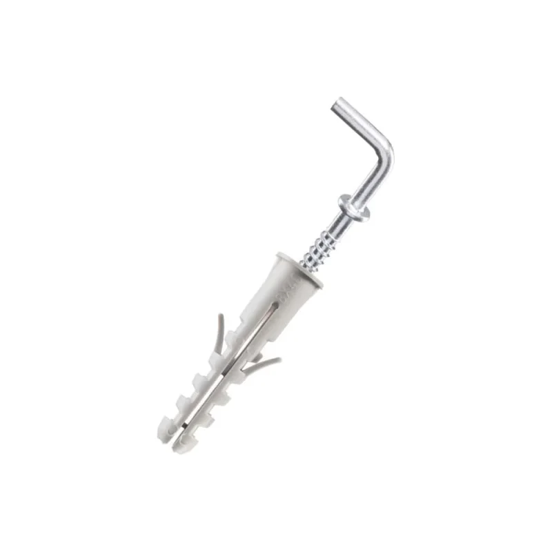 Дюбель с Г-образным крюком Elematic саморезом PA 6 ESB/P4 6x30 GC 8702403