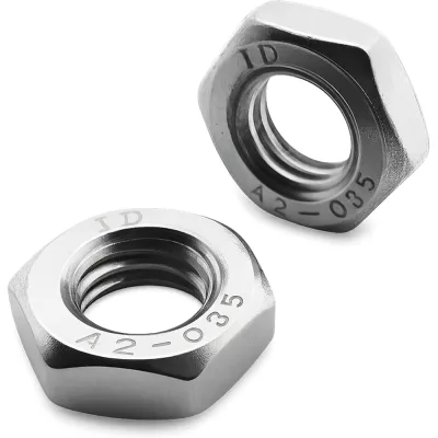 Гайка KREPFIELD нержавеющая сталь, М6 DIN 439 А2 шестигранная низкая 30 шт. 439А2ГАЙКАМ6-30