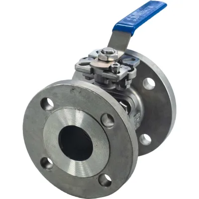 Кран шаровый фланцевый под привод нержавеющий NEWKEY (2PC), AISI304 DN50 (2"), (CF8), PN16 NK-BFtp(2PC)50/4