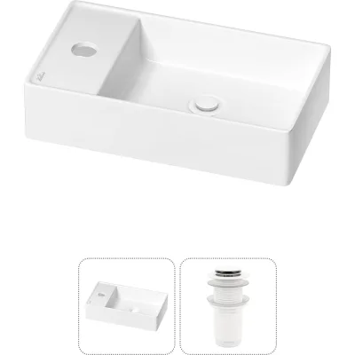 Мини-раковина для ванной комнаты или туалета Wellsee WC Area в наборе 2 в 1 20213797R