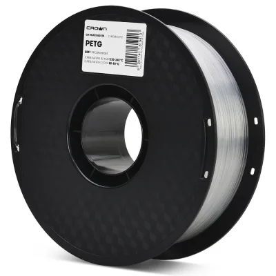 Филамент Crown CM-FILPETG025TR PETG 1.75 1кг прозрачный CM000003752