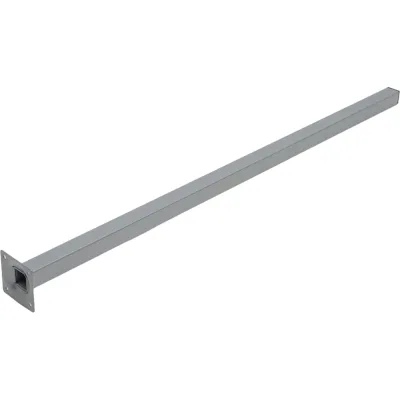 Ножка Tech-Krep металл, квадрат, нерегулируемая, 25x25x800 мм, серая - накл. 152132