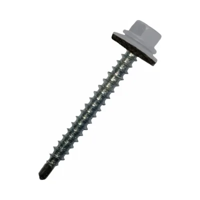 Кровельный саморез КРЕП-КОМП 4,8x70, RAL7004, серый, 1500 шт. ск707004к