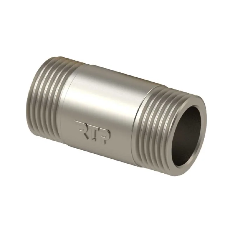 Удлинитель RTP двусторонний, латунь 21x1/2"l 80, индивидуальная упаковка, хромированный, 34957