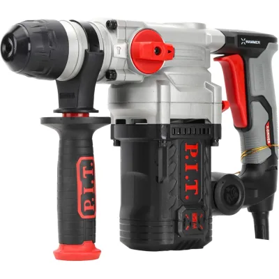 Перфоратор электрический P.I.T. SDS-Plus (верт, 1010Вт, 4,0Дж, 3реж, Ø26мм, 865об/мин, 4250уд.), PBH26-C7