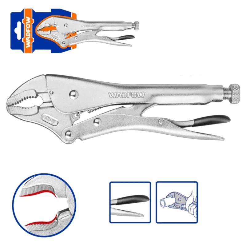 Клещи зажимные WADFOW 250 мм 0-43 мм 5/30 WLP1C02