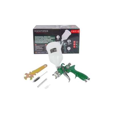Краскораспылитель Rockforce с верхним пластиковым бачком RF-H-887P-14V(52252)