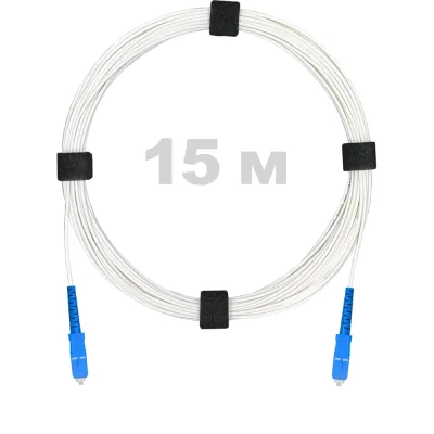 ΠΠ°ΡΡ-ΠΊΠΎΡΠ΄ ΠΎΠΏΡΠΈΡΠ΅ΡΠΊΠΈΠΉ Enginova SC/UPC-SC/UPC SM (G657.A1) 2mm SX LSZH 15 ΠΌ ENG-PC2.0-SX-2SCU-657A1-15M