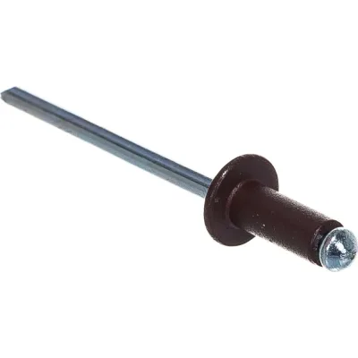 Заклепка вытяжная Крепстор 4х10 RAL 8017 (темно-коричневый) 250 шт. 4665317072179