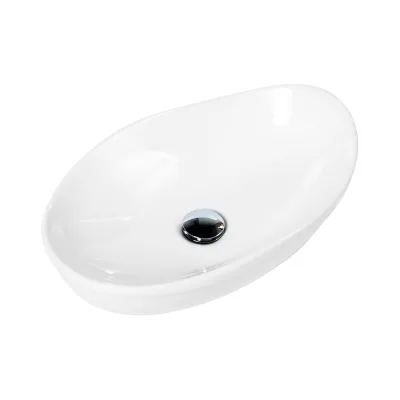 Керамическая накладная раковина BelBagno овальная BB1362