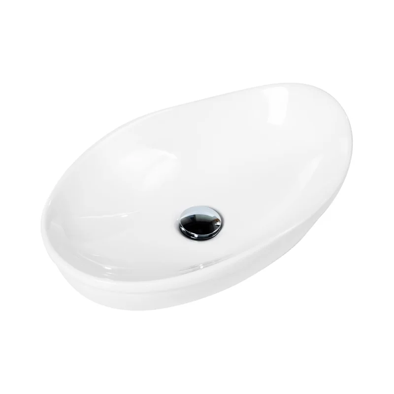 Керамическая накладная раковина BelBagno овальная BB1362