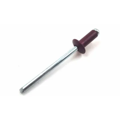 Заклепки STEELFIX 3,2х8 RAL 3005 красное вино (200шт) алюминий/сталь, оцинк. ЗК03024