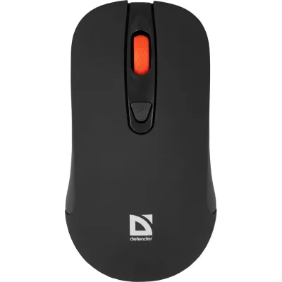 Беспроводная оптическая мышь Defender Nexus MS-195 черный,4 кнопки,800-1600 dpi 52195