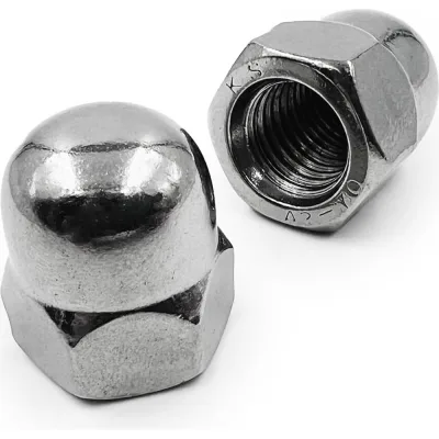 Нержавеющая колпачковая гайка KREPFIELD М8, DIN 1587, А2, 50 шт. 1587A2ГАЙКАМ8-50