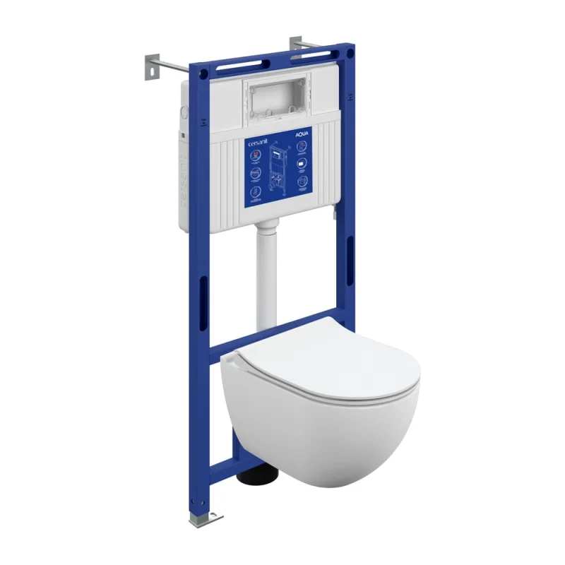 Комплект Cersanit BRASKO SMART DPL EO slim инсталляция AQUA 50 PRIME М LP 69315