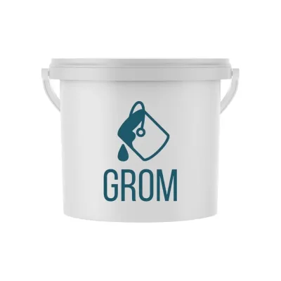 Ремонтный состав быстротвердеющий сверхпрочный Grom полимербетон 1., цвет серый хаки, 1 кг 63237