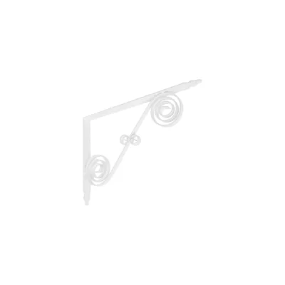 Кронштейн фигурный DOMART 350x250 мод.10 белый 4620031741411