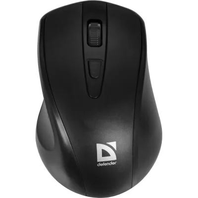 Беспроводная оптическая мышь Defender Datum MM-265 черный,3 кнопки,1600 dpi 52265