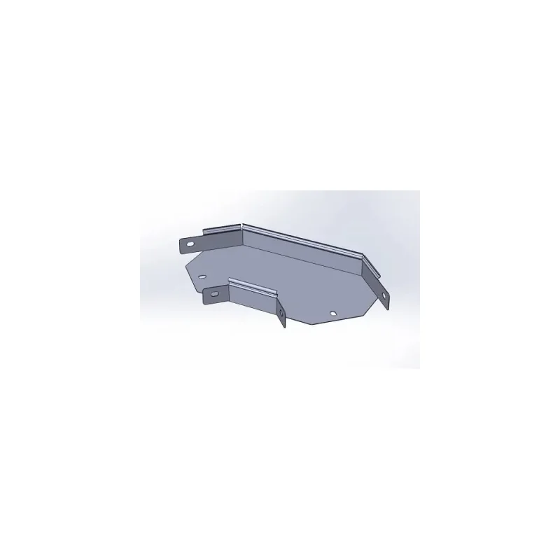 Угол горизонтальный замковый CABLIDERTRAYS 90 град, оцинкованный ЛМЗУ-300х50-1,2-90
