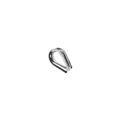 Коуш ARNO INDUSTRIES 4 мм 10 шт для защиты петли троса и каната DIN 6899A. оцинкованный AF7000400030N0Ф