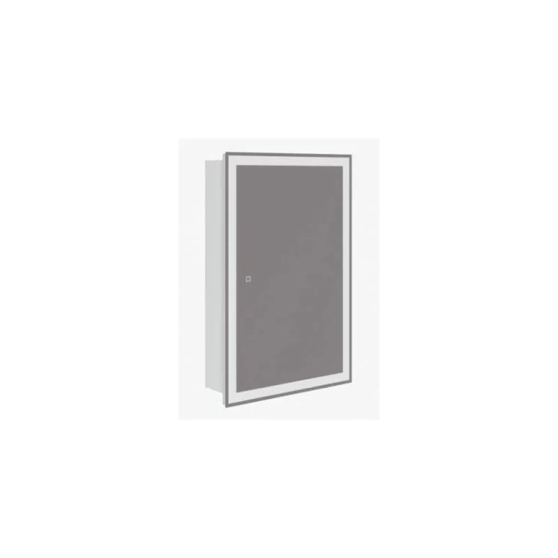 Зеркало-шкаф Corozo LED Толедо 50/С универсальное, белое SD-00001391