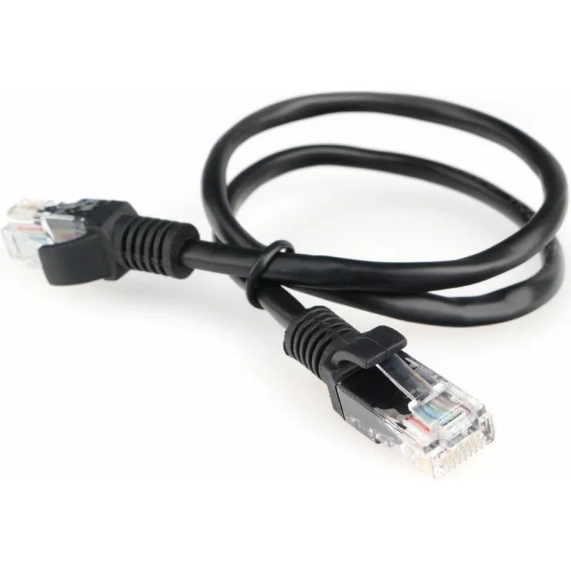Патч-корд Гарнизон CCA light UTP кат.5e, 0.5м, литой, многожильный (черный), PC-UTP-5e-0.5-BK