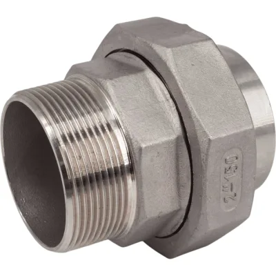 Американка NEWKEY c/нр нержавеющая сталь AISI304 DN50 (2), (CF8), PTFE, PN16 NK-AW/M50/4