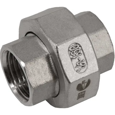 Американка NEWKEY вр/вр нержавеющая, AISI316 DN15 (1/2), (CF8М), PTFE, PN16 NK-ADD15/6