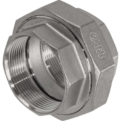 Американка конусная NEWKEY  вр/вр нержавеющая, AISI304 DN50 (2), (CF8), PN16 NK-ADC50/4