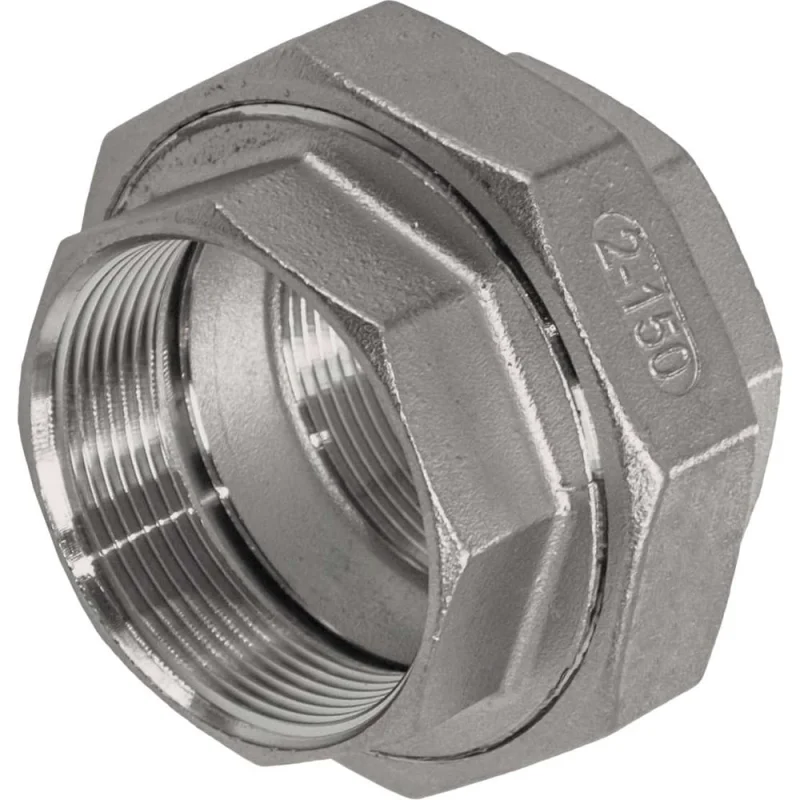 Американка конусная NEWKEY вр/вр нержавеющая, AISI304 DN50 (2), (CF8), PN16 NK-ADC50/4