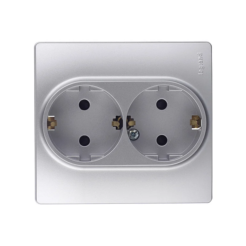 Π ΠΎΠ·Π΅ΡΠΊΠ° Π΄Π²ΠΎΠΉΠ½Π°Ρ Legrand Etika Π²ΡΡΡΠ°ΠΈΠ²Π°Π΅ΠΌΠ°Ρ Π°Π»ΡΠΌΠΈΠ½ΠΈΠΉ Ρ Π·Π°Π·Π΅ΠΌΠ»Π΅Π½ΠΈΠ΅ΠΌ ΡΠΎ ΡΡΠΎΡΠΊΠ°ΠΌΠΈ (672433)