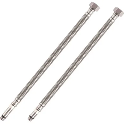 Подводка под смеситель Imperial PREMIUM PEX 0,8м 1/2F-M10x1-L17/L37для пит.воды (хол/гор)в стальной оплетке гибкая (1пара=2шт) 640.80