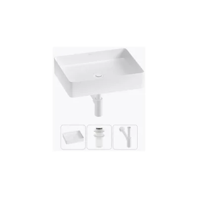 Набор 3 в 1 Wellsee FreeDom 2.0 накладная раковина 51x40 см 20214494R