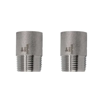 Ниппель NEWKEY приварной нержавеющий, AISI316 DN20 (3/4), (CF8M), PN16 набор 2 шт NAB2-NK-NE20/6