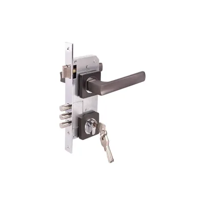 Замок врезной MARLOK 85/5217-ЦМ60 межосевое 85 мм (Тип 2) GF (графит) 029122