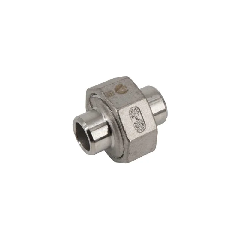 Американка NEWKEY c/c нержавеющая сталь AISI304 DN15 (1/2), (CF8), PTFE, PN16 NK-AW/W15/4