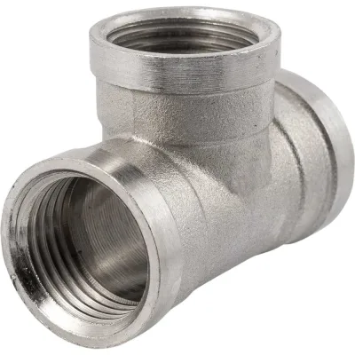 Тройник NEWKEY вр. нержавеющий, AISI316 DN15 (1/2), (CF8M), PN16 набор 2 шт NAB2-NK-DTF15/6