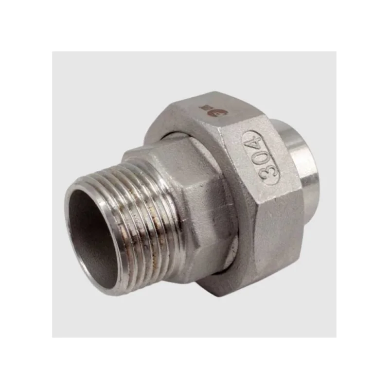 Американка NEWKEY c/нр нержавеющая сталь AISI304 DN40 (1_1/2), (CF8), PTFE, PN16 NK-AW/M40/4