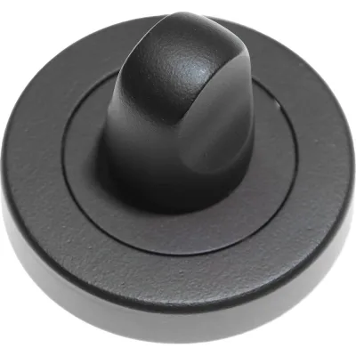 Поворотная кнопка Doorlock dl m08/y black matt черная матовая, a=35-42 мм, шток 5/8 мм 73780