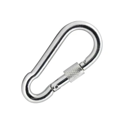 Карабин с фиксатором СаМат Плюс 7мм оц. DIN5299D (5 шт) KRP-4964
