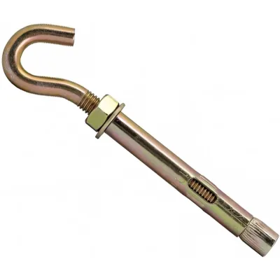Анкерный болт TOOLAS 10 х 80 мм с крюком, 10 шт 5813