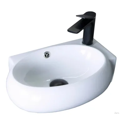 Раковина Gid N9100L подвесная белая 43.5x30x13 61103L