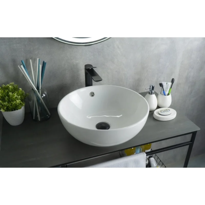 Раковина накладная Gid N9003a белая 43x43x17.5 51103