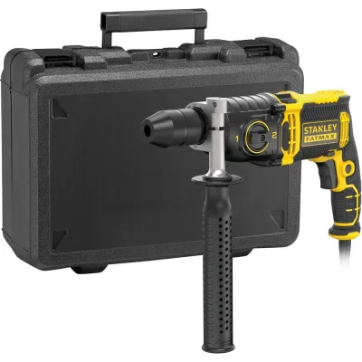 Ударная дрель STANLEY FATMAX FMEH1100K, 1100 Вт, 3200 об/мин, 5400 уд/мин, в кейсе FMEH1100K-QS