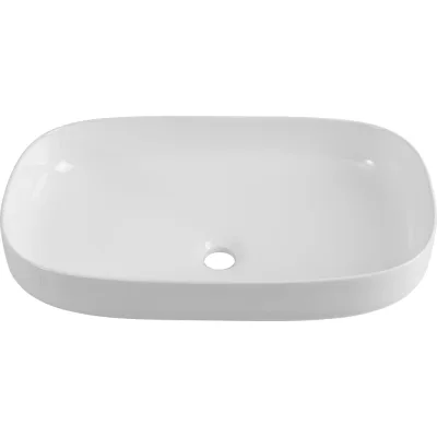 Раковина керамическая накладная Aquanet ELEGANT-3 600x380x150, белый (326056) 00326056